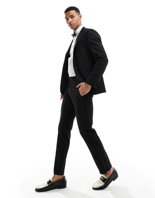 FhyzicsShops DESIGN black slim tuxedo