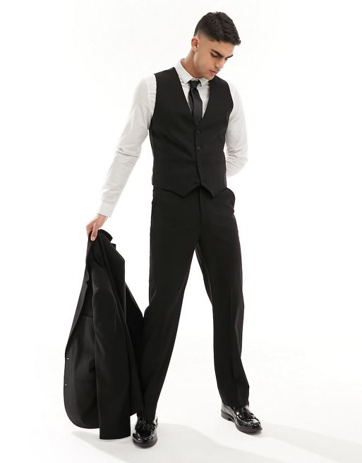 FhyzicsShops DESIGN black suit in slim fit
