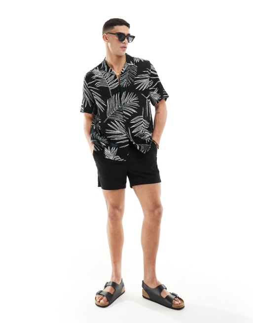 ASOS DESIGN co-ord in palm leaf print