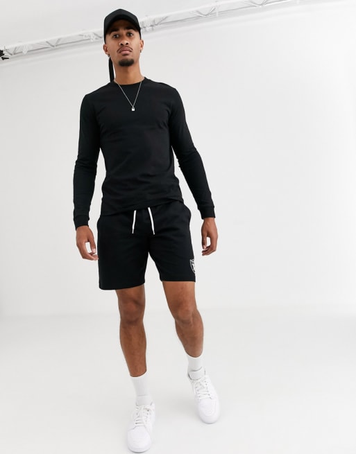 ASOS DESIGN co-ord NFL long sleeve t-shirt with raiders back print