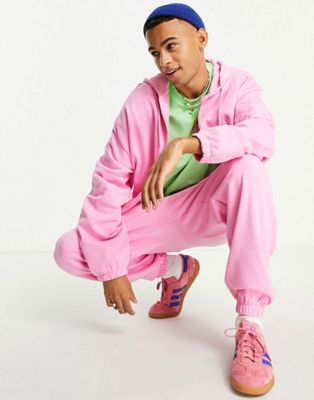 ASOS DESIGN co-ord oversized in pink