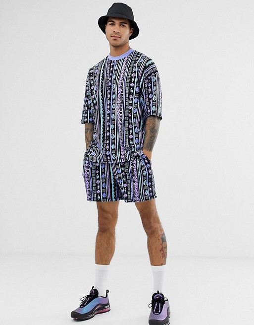 ASOS DESIGN co-ord with aztec print