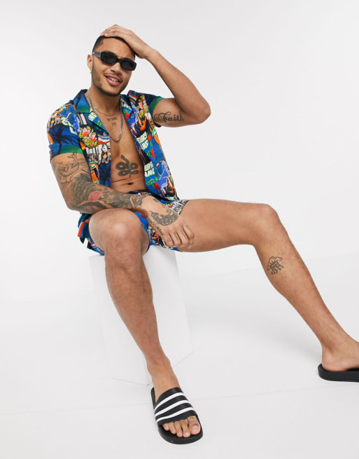ASOS DESIGN co-ord with conversational cherry print