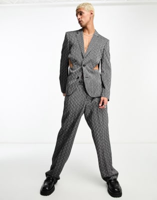 Costume Femme NAM & CO LONDON - Taille 10 - Noir, Blanc, Gris à Carreaux - Doublé, Neuf Avec étiquettes