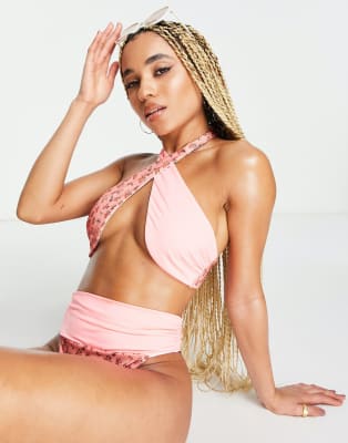 asos embellished bikini