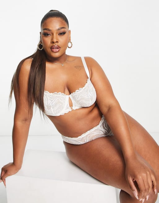 Bridal Plus Size Bra Panty Set