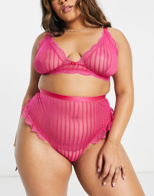 ASOS DESIGN Curve – Brooke – Set in Rosa