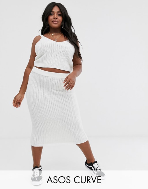 Asos Design Curve Co Ord Knitted Asos 0336