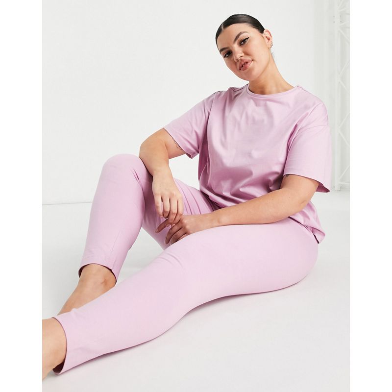 Donna Intimo e abbigliamento notte DESIGN Curve - Mix and Match - Pigiama in cotone organico rosa