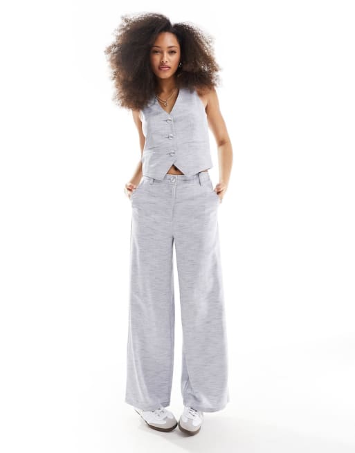 ASOS DESIGN Curve - Mix & Match - Coordinato effetto denim