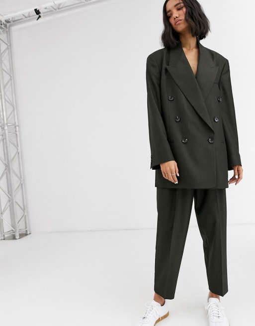 Asos Design Dad Anzug Mit Gurtel Asos