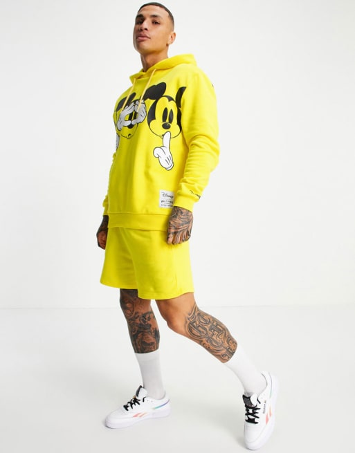 ASOS DESIGN - Disney - Ensemble avec imprimé Mickey Mouse - Jaune