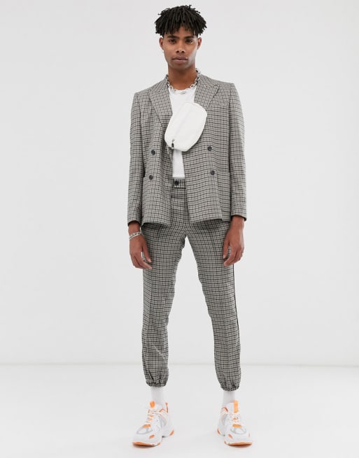 ASOS DESIGN houndstooth blazer