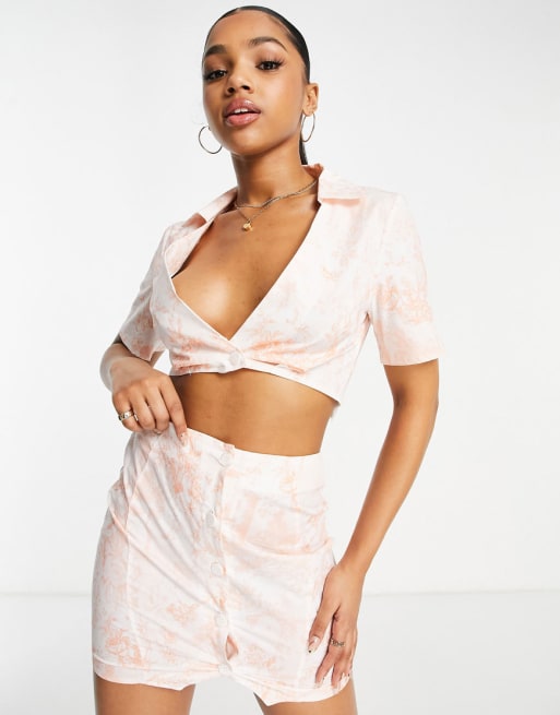 ASOS DESIGN - Ensemble à imprimé toile de jouy