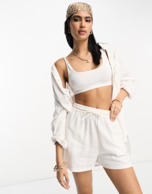 Pantalon Jogging Danskin Femme L Blanc Cassé - Confortable Décontracté à Enfiler
