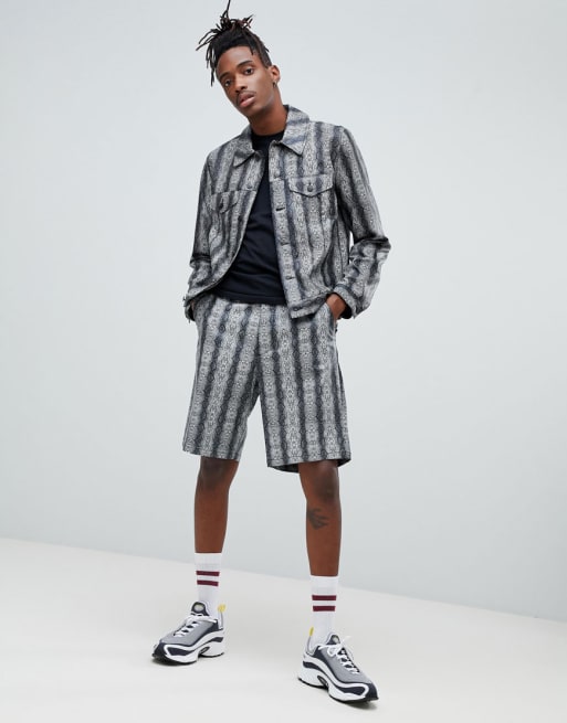 ASOS DESIGN - Ensemble motif peau de serpent