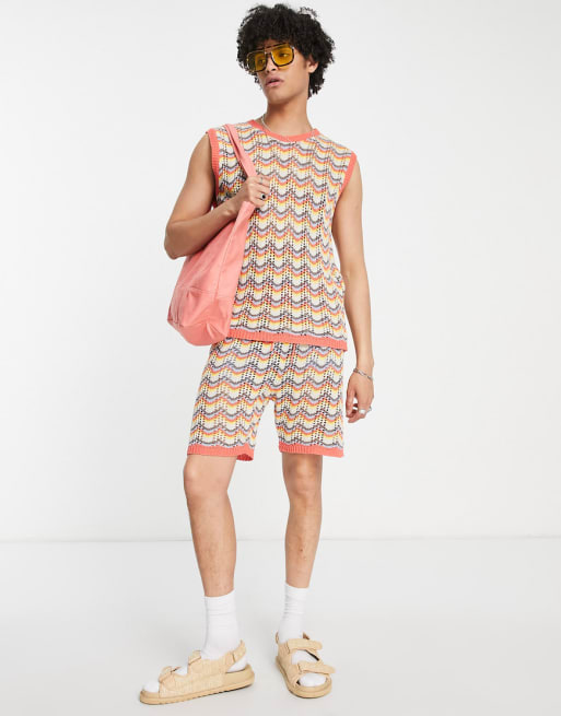 ASOS DESIGN – Häkel-Set mit Wellenmuster