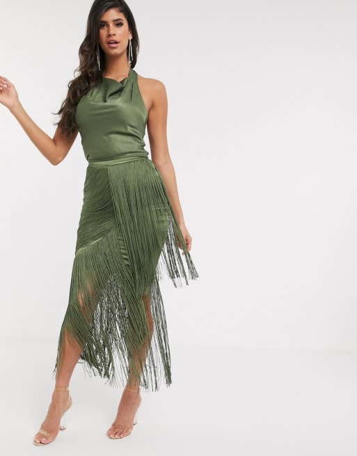 Fringe shop skirt asos