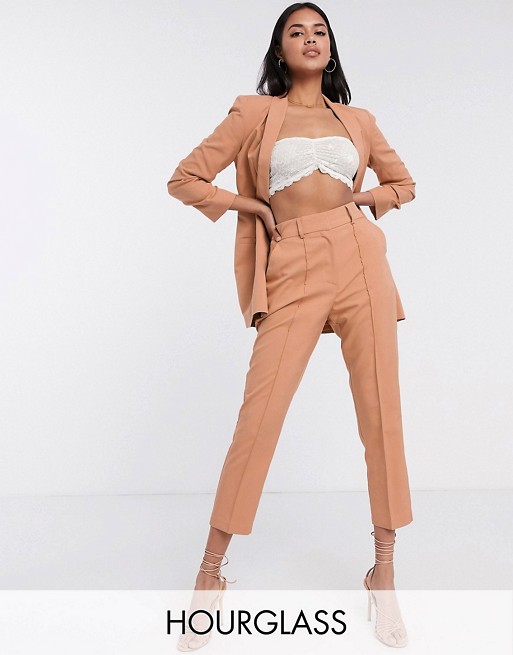 ASOS DESIGN Hourglass mix & match suit in blush