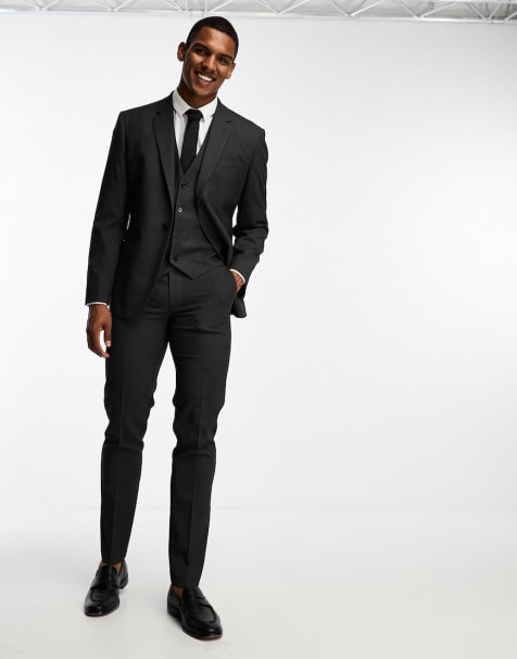 ASOS DESIGN - Koksgrå jakkesæt i slim - view 1