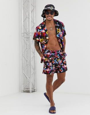 ASOS DESIGN – Kombiteil mit hellem Blumenmuster