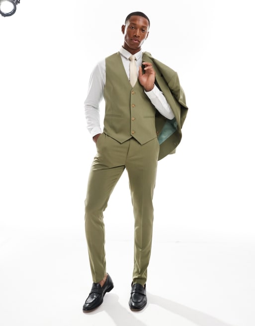 FhyzicsShops DESIGN light green skinny suit