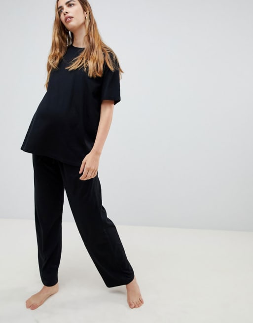 ASOS DESIGN - Maternity - Mix en match pyjamashirt en -broek