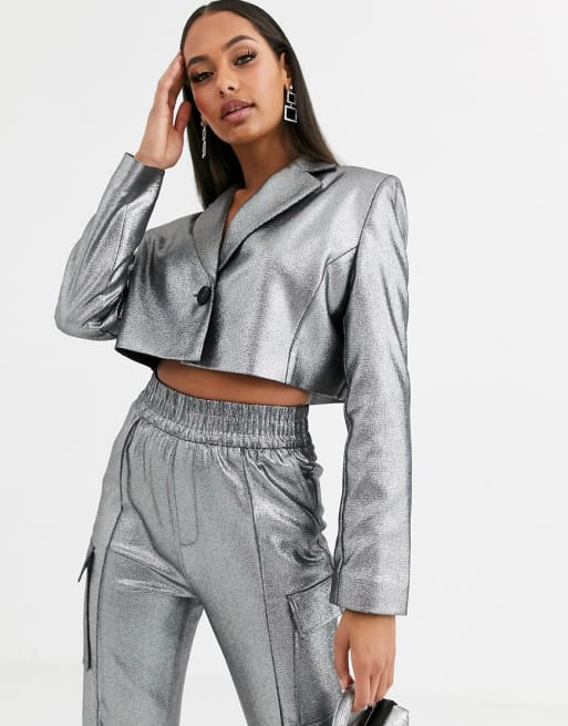 ASOS DESIGN metallic utility suit | ASOS