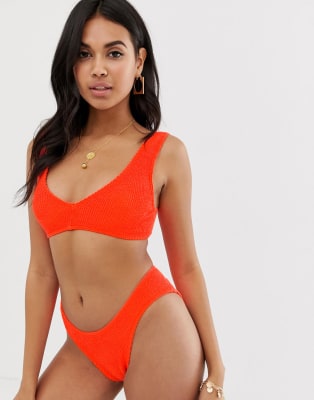 asos bikini orange