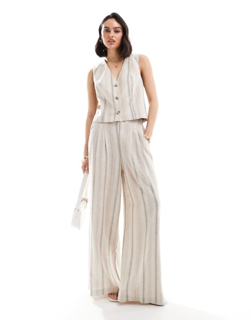 ASOS DESIGN - Mix and Match - Ensemble à rayures style transat