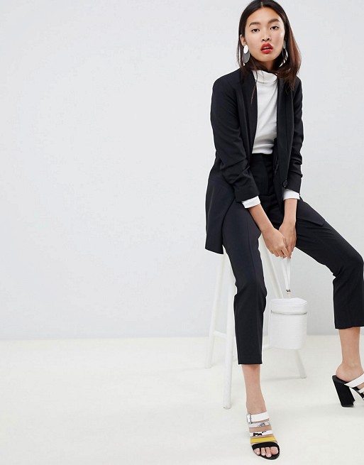 ASOS DESIGN mix & match suit waistcoat in black