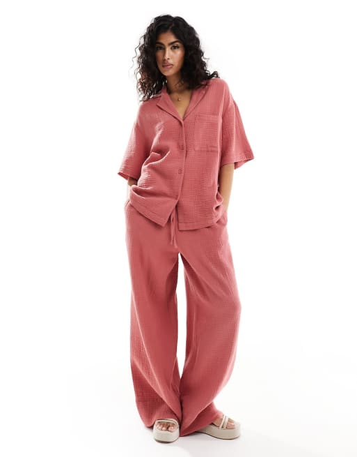 CerbeShops DESIGN Mix & Match cheesecloth co-ord in terracotta