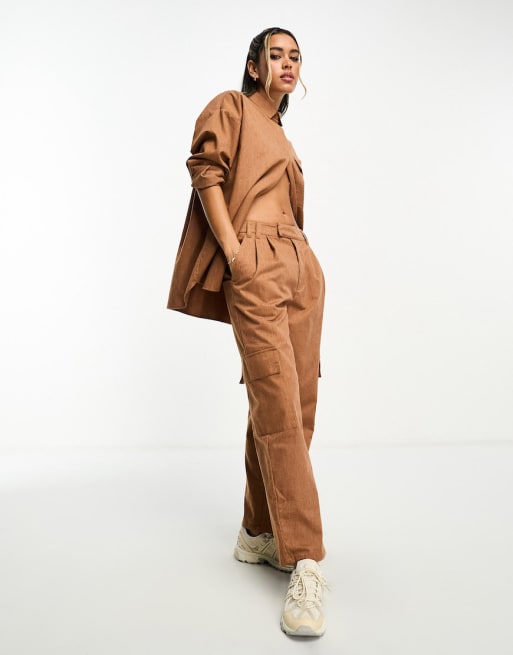 ASOS DESIGN Mix & Match co-ord in ginger