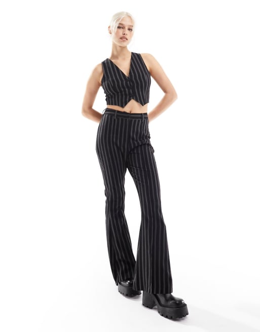 ASOS DESIGN Mix & Match co-ord in pinstripe
