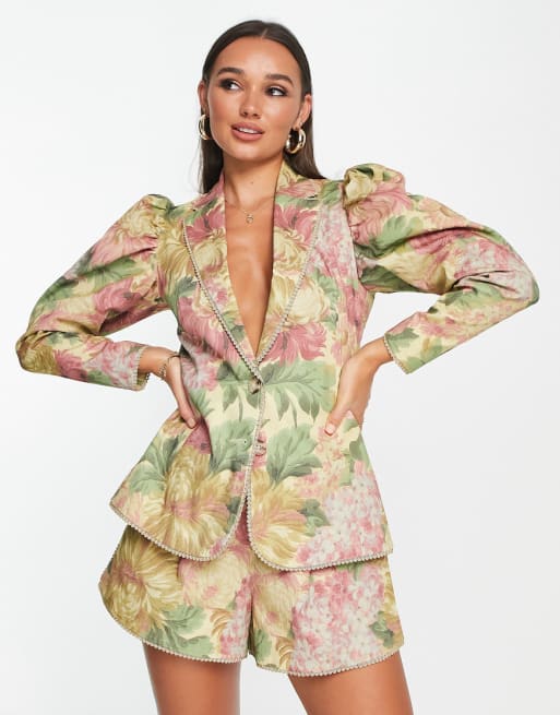 ASOS DESIGN - Mix & Match - Coordinato heritage con stampa a fiori