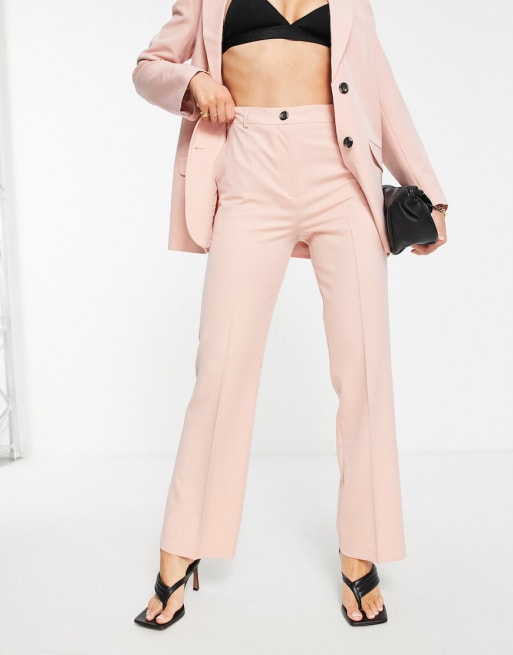 ASOS DESIGN mix & match slim boy suit in blush