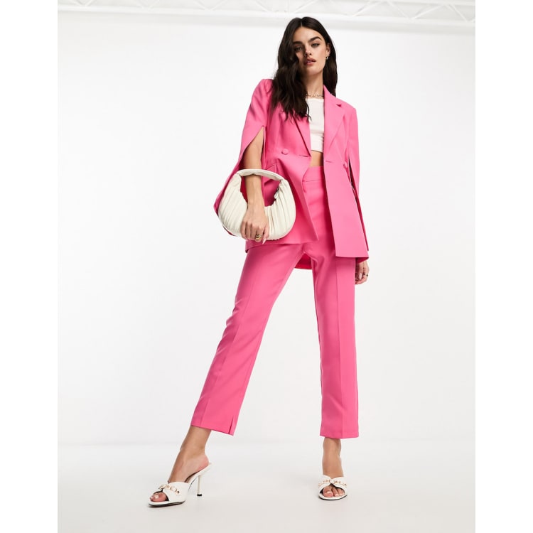 Topshop pink clearance suit