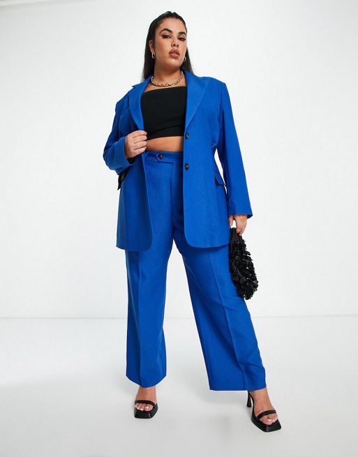ASOS DESIGN – Mix & Match – Blauer Anzug