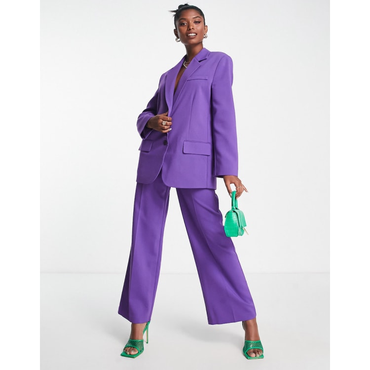 ASOS DESIGN Mix & Match suit in purple