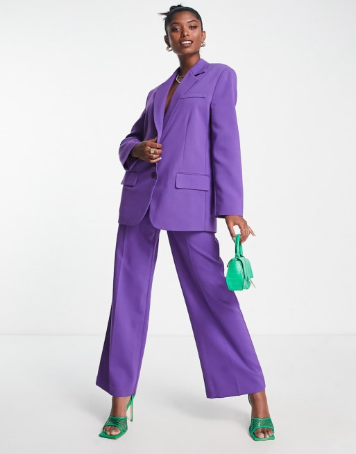 Plum suit outlet womens