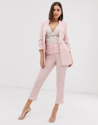 ensemble tailleur rose