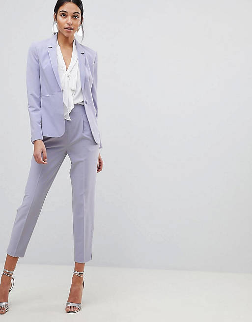 ASOS DESIGN Mix & Match Tailored Suit in Grey Lilac