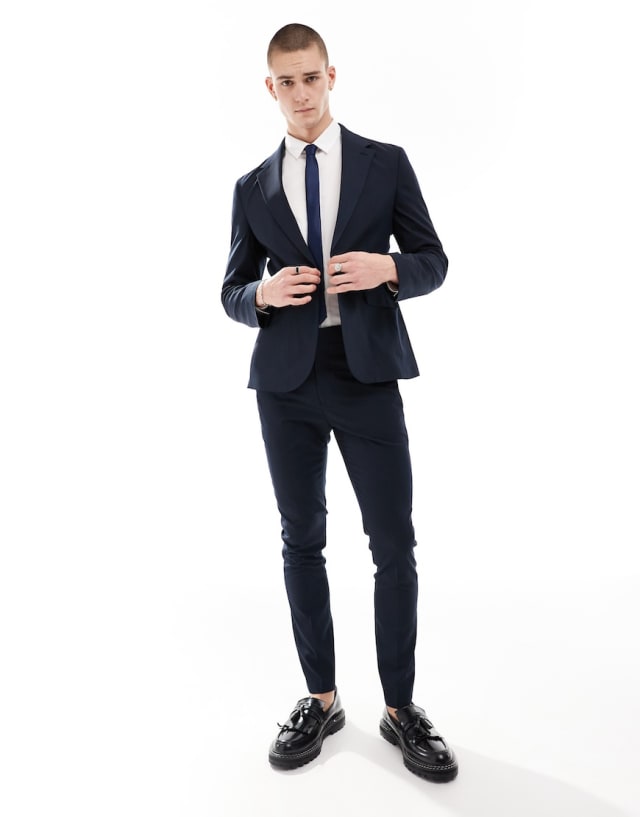 ASOS DESIGN - navy suit in skinny fit