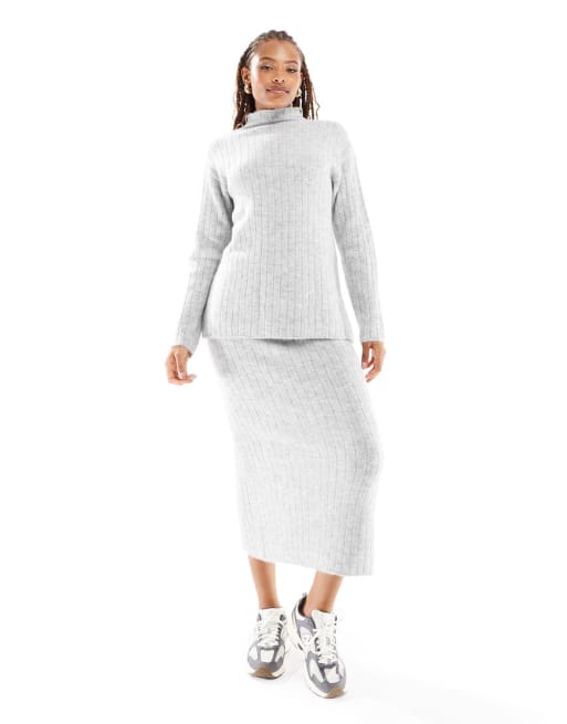 Sweater skirt set outlet asos