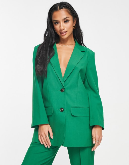 ASOS DESIGN Petite Mix Match suit in green ASOS