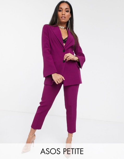 ASOS DESIGN Petite – Pop – Anzug in Violett
