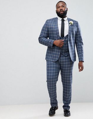 white and blue suit design