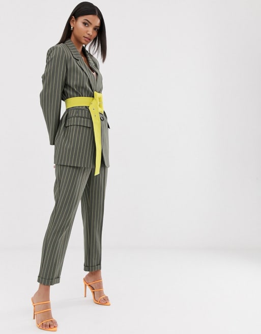 ASOS DESIGN premium pinstripe suit