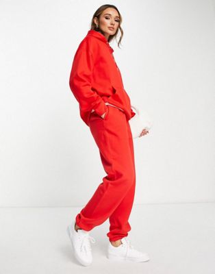 ASOS DESIGN red tracksuit co ord