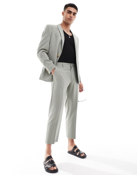 ASOS DESIGN regular suit in sage green - view 1
